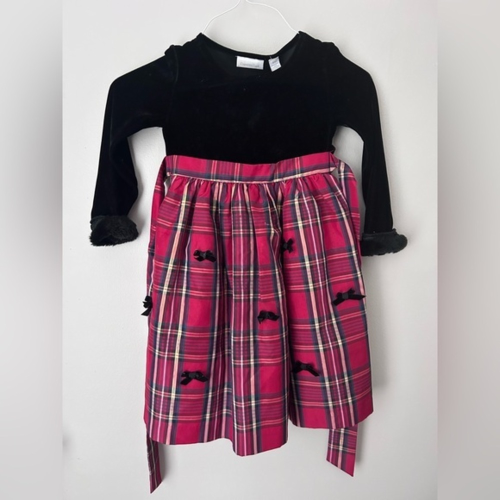 Charter Club Pink Plaid Skirt with Black Accents
